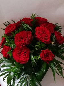 BLANCHE Bouquet Rond de Roses